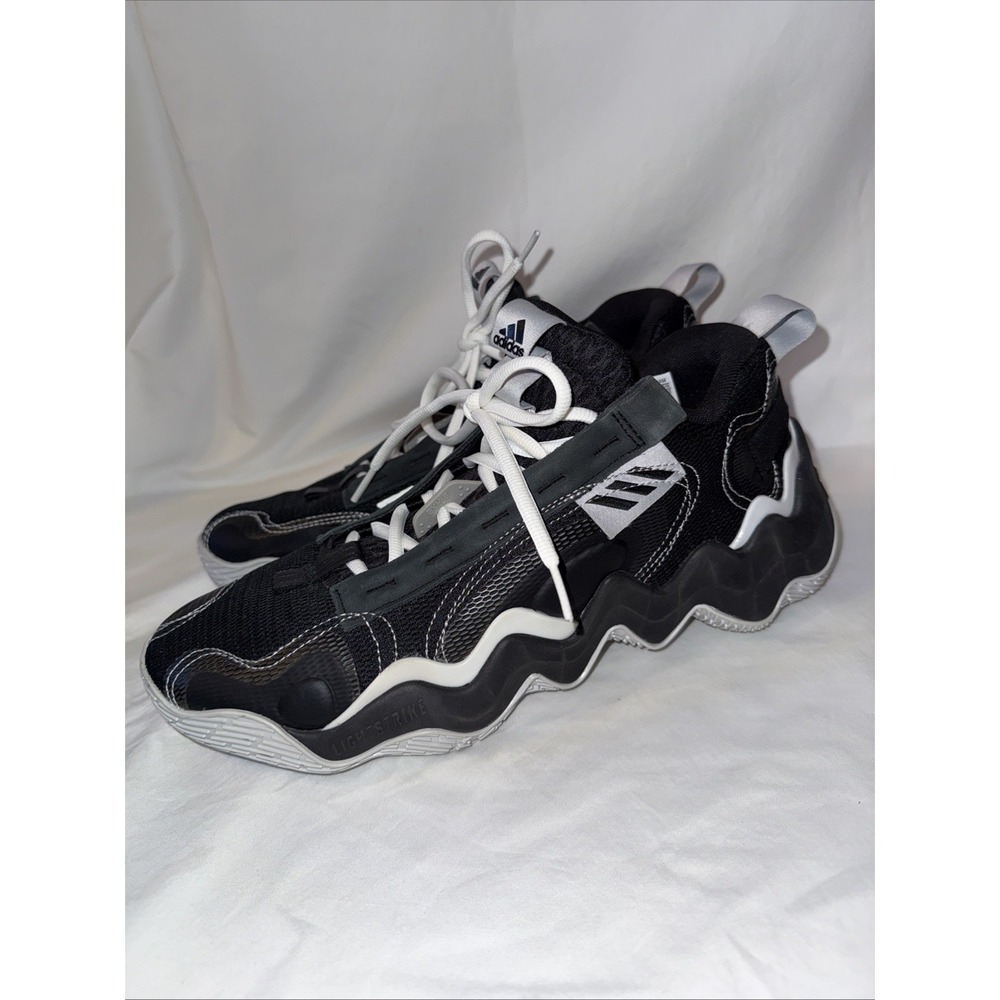 adidas Black and White Men’s Athletic Shoes